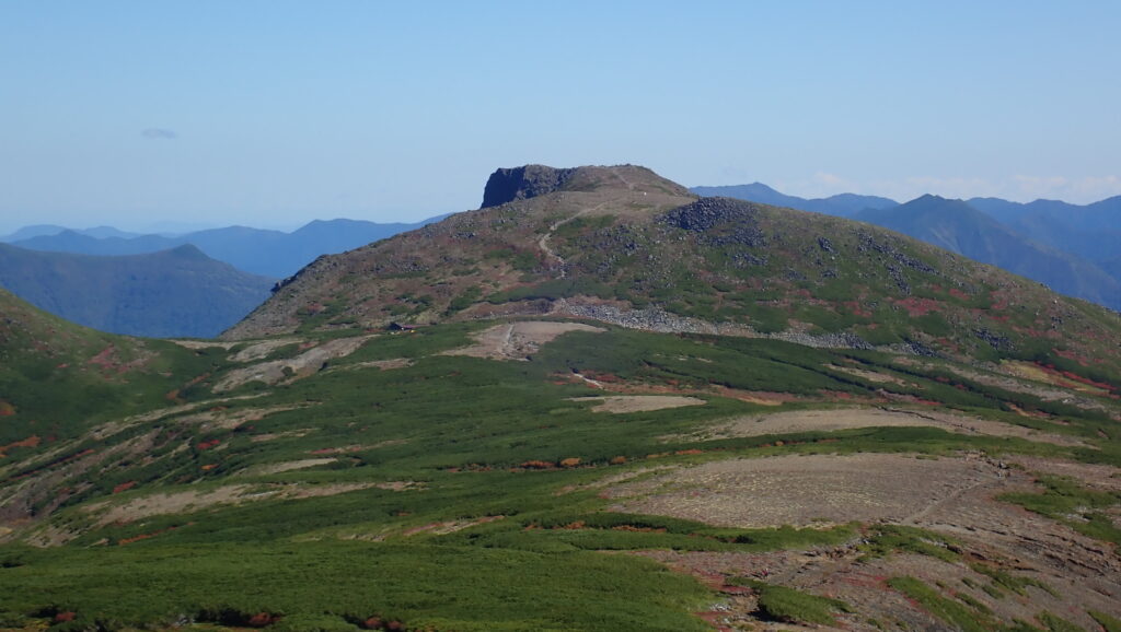 「お鉢展望」より　黒岳から南西　約2,630m